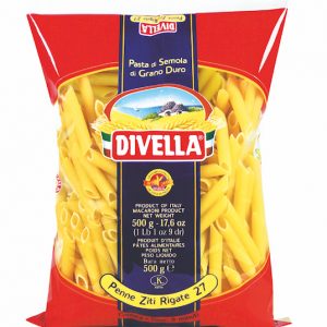 Penne Ziti Rigate "Divella" x 500 Gr. Origen Italia