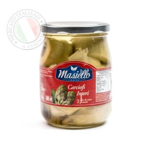 Carciofi interi in olio di girasole"Petruzzelli" x 580 ml.