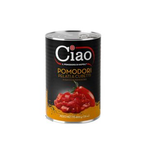 Tomate Pelado cubeteado "Ciao" 400 gr.