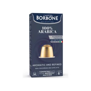 Café en cápsula arábica "Borbone" compatible Nespresso x 10 caps