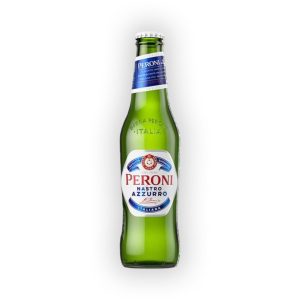Cerveza Birra Peroni Nastro Azurro x 330 ml. Origen: Italia