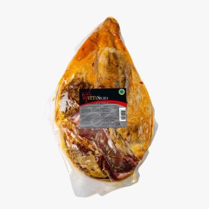 Jamón Serrano Bodega SIN hueso Corte en "V" Veta Negra (9 a 12 meses) x 5,9 kg